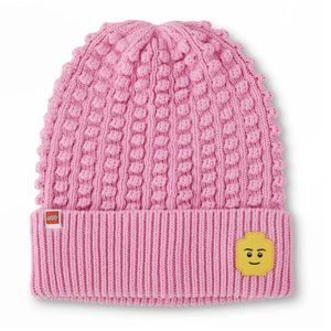 NEW Adult LEGO Minifigure Patch Beanie Hat - LEGO® Collection x Target Pink